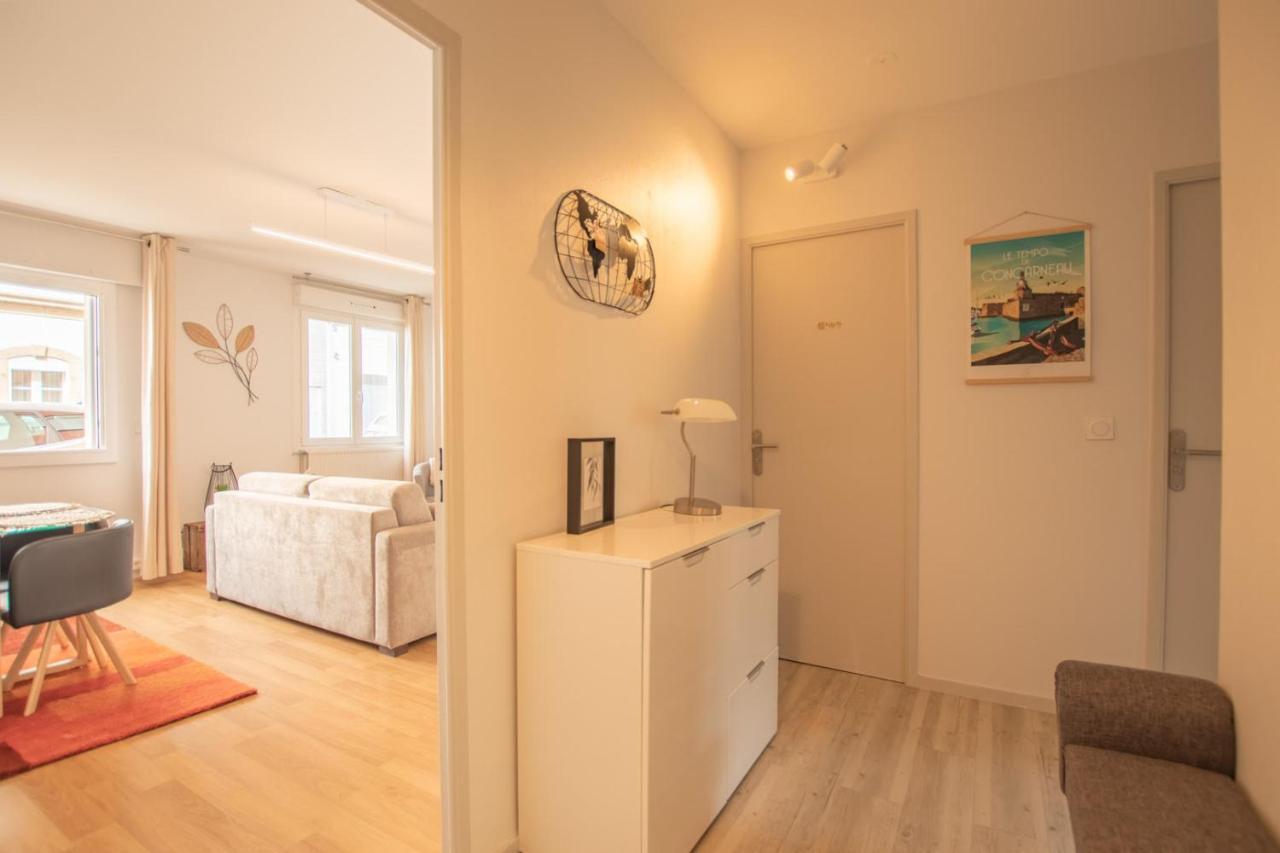 Appartement Hyper Centre Avec Garage Prive Concarneau Extérieur photo